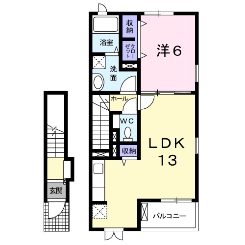 Verde Villa Ⅲの間取り