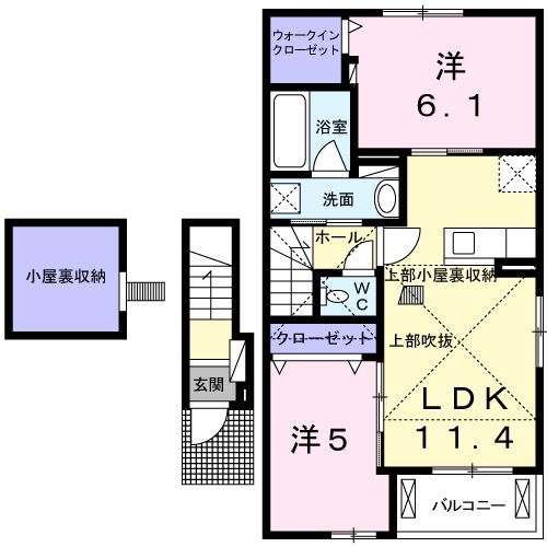 カムリⅡの間取り