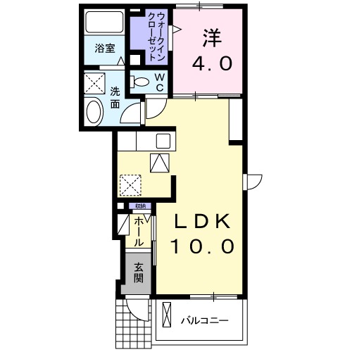 ネオ・アンジュ・グラ-スの間取り