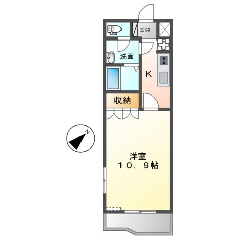 アンジェリークの間取り