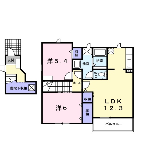 タウン樹Bの間取り