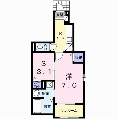 ラッフィナートの間取り