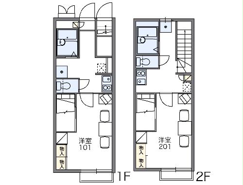 レオパレスアベニューの間取り