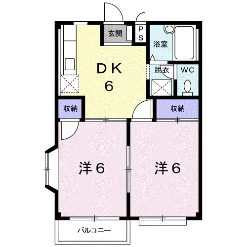ハイツオリオンAの間取り