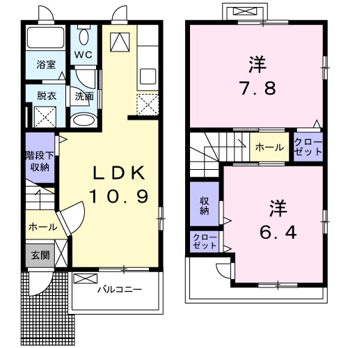 プリマヴェーラの間取り