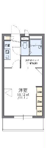 レオパレス蘇我加藤の間取り