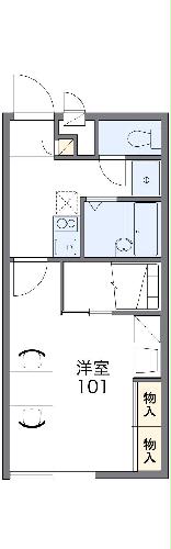 レオパレスウッドランドの間取り