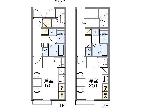 レオパレス菜の花の間取り