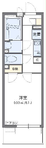 クレイノクレール オオクボの間取り