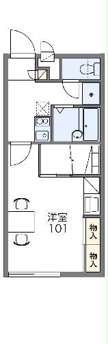 レオパレスプレサージュの間取り