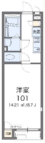 レオネクストサルビアの間取り