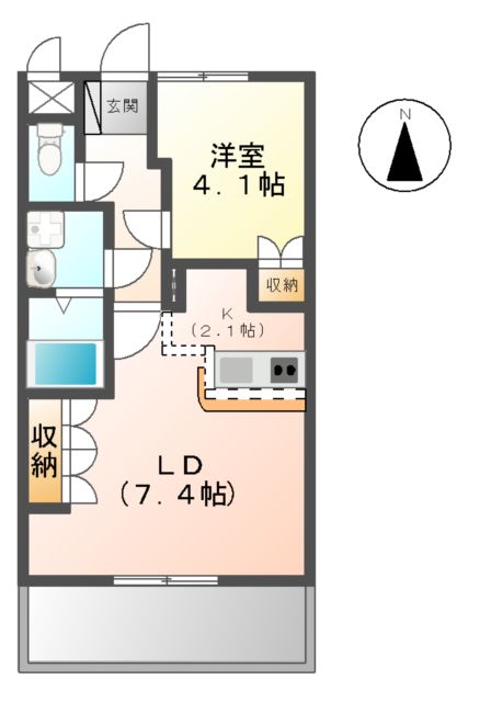 クランテプラース(clarte.place)の間取り