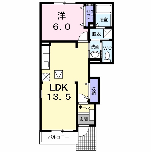 メゾンアルモニーの間取り