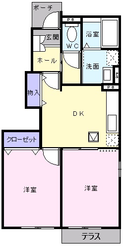 レスポアール・トロワの間取り