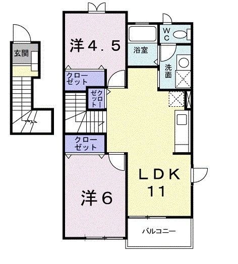 リファインドヴィラⅡの間取り