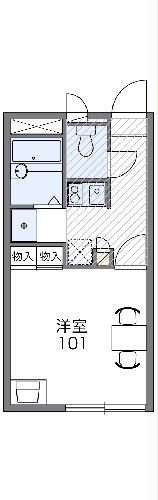 レオパレスパールリビエールⅡの間取り