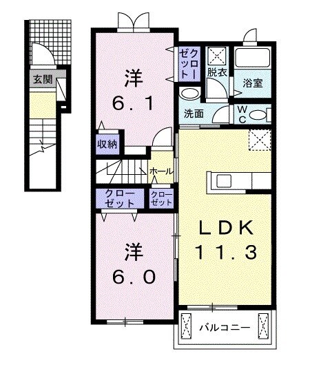 アミ・フランの間取り