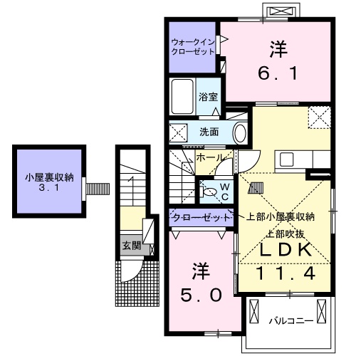 アルバグランデAの間取り