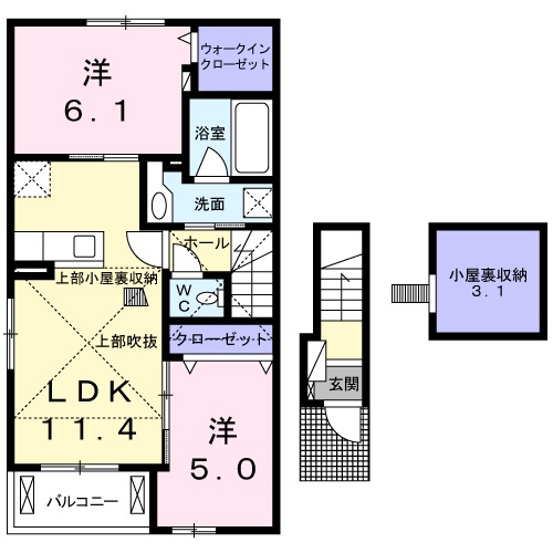 ジェルメⅧの間取り
