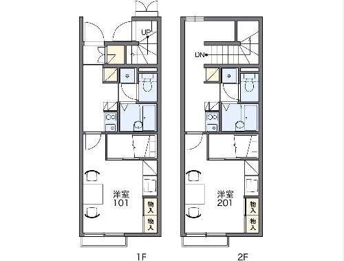 レオパレスグリュの間取り