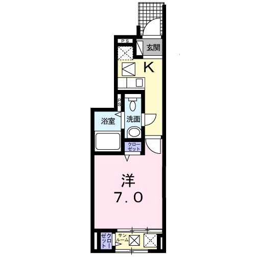 グランパール不動ヶ岡Ⅰの間取り