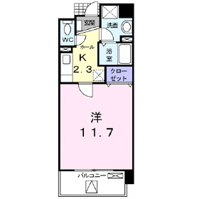 グリシーナ オーブの間取り