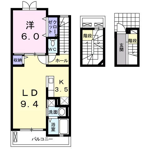向日葵の花の間取り