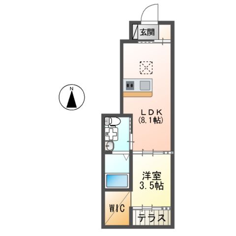 Tommy Residence(トミーレジデンス)の間取り