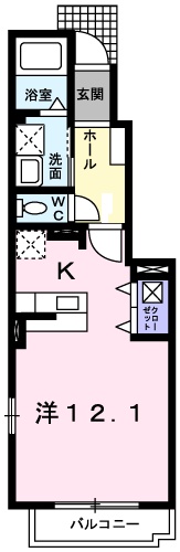 メゾンプレッソの間取り