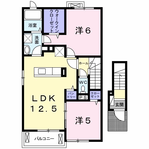 プリムローズ 相見の間取り