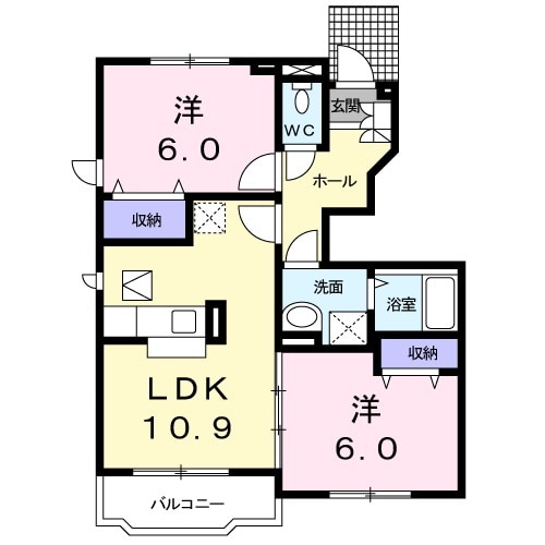 ヴァルト・Aの間取り