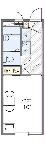 レオパレスヒルズ本郷町の間取り