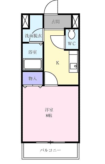 サニーホームハザマの間取り