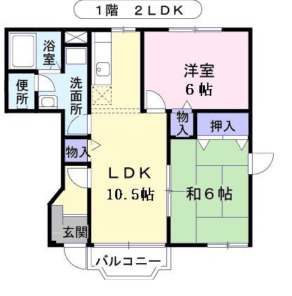 ガーデンヒルズ三咲Ⅳの間取り