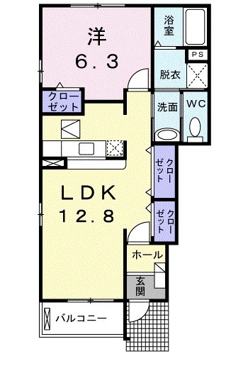 リヴェールMの間取り