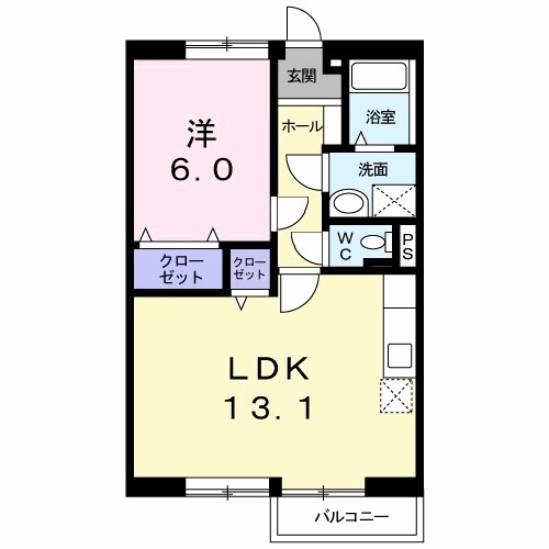 エステートKⅡの間取り