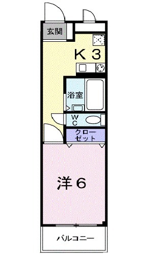 Ｐｒｏｇｒｅｓｓ壱番館・02050号室の間取り