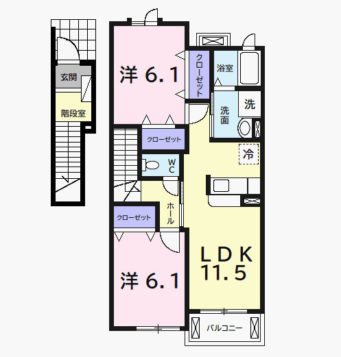 アン・プリムローズの間取り