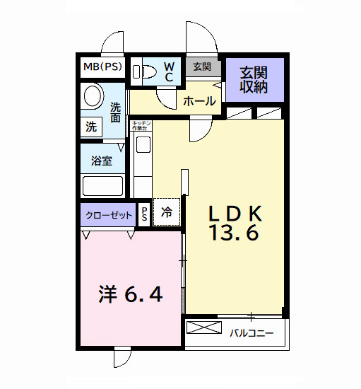エスポワール T&Cの間取り