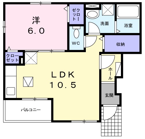 サンローズの間取り
