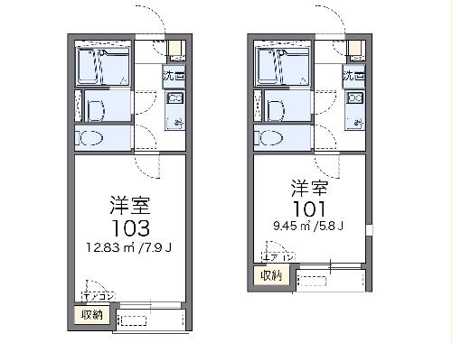 レオネクストアンソレイユの間取り