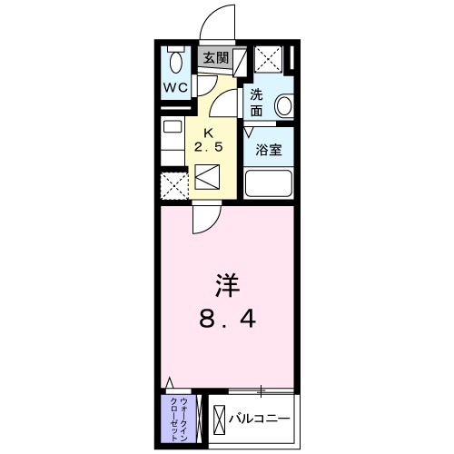 エメラルドの間取り