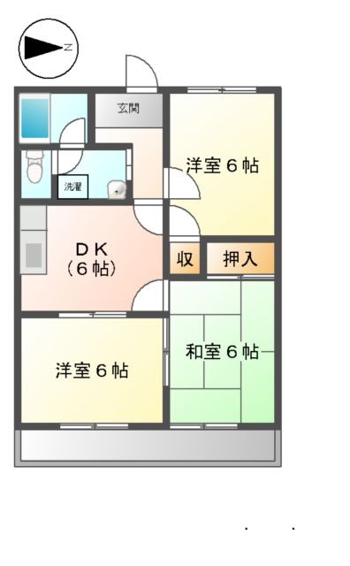 コーポ太田の間取り