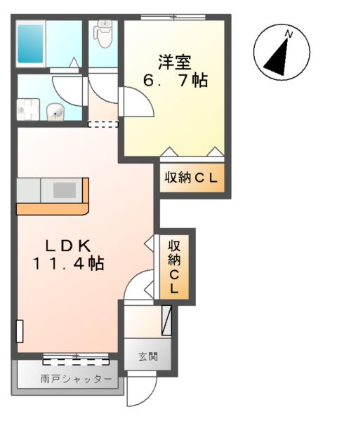 フィオーレの間取り