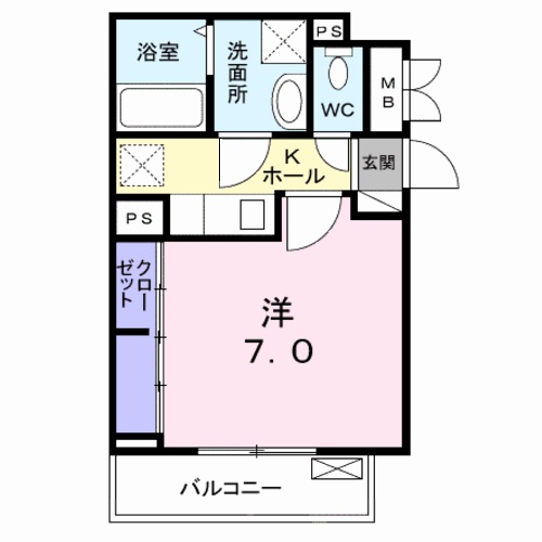 ベル アルカンシエル・Sの間取り