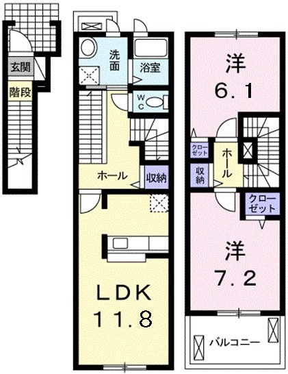シエル エトワールBの間取り