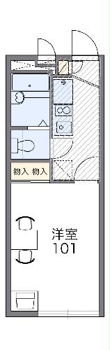 レオパレスそがみなみの間取り