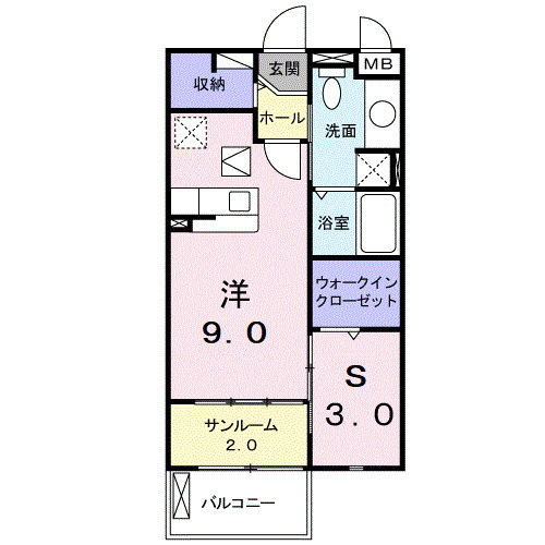 ヴィ・アモーレの間取り