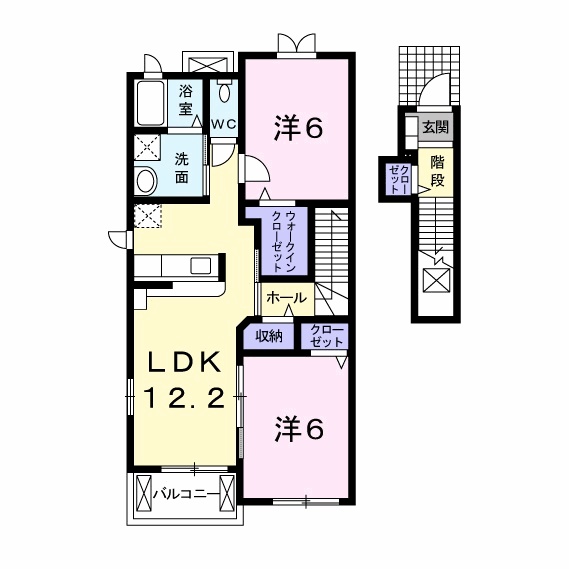 サニーコートの間取り