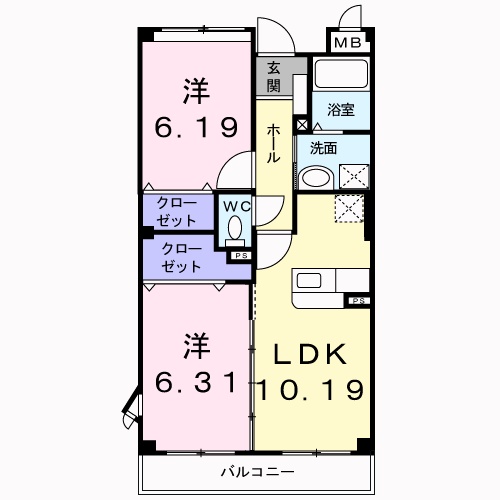 ブリッサ緑岡の間取り